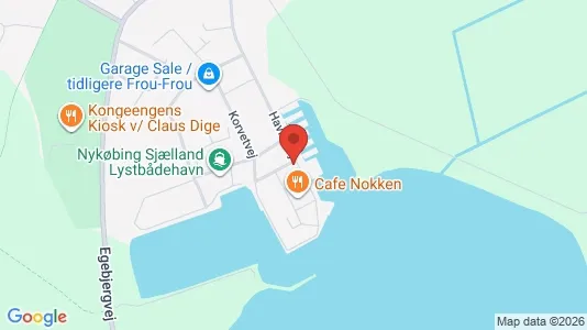 Erhvervsgrunde til salg i Nykøbing Sjælland - kort over placeringen