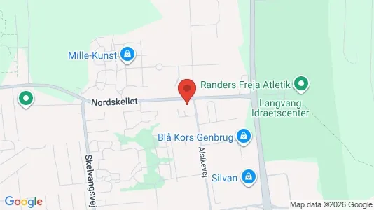 Lagerlokaler til leje i Randers NV - Foto fra Google Street View