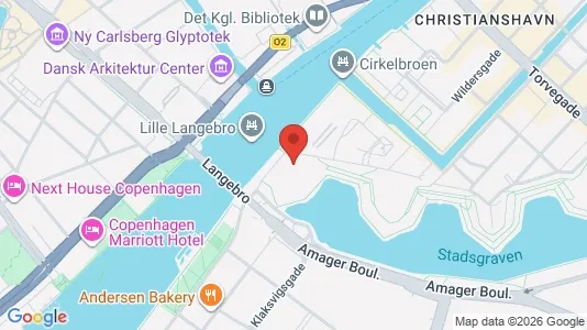 Kontorlokaler til leje i København K - kort over placeringen