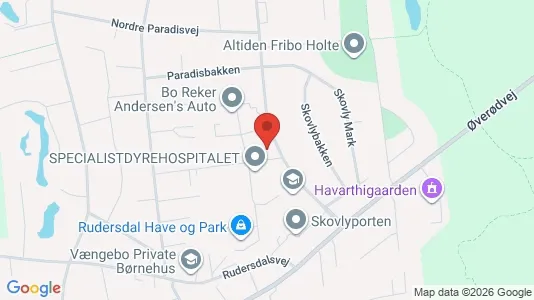 Lagerlokaler til leje i Holte - kort over placeringen