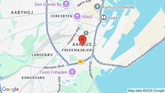 Kontorlokaler til leje i Århus C - Foto fra Google Street View