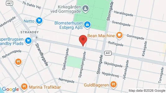 Erhvervslejemål til leje i Esbjerg Centrum - Foto fra Google Street View
