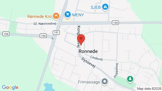 Erhvervslejemål til leje i Rønnede - Foto fra Google Street View