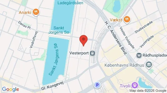 Erhvervslejemål til leje i Vesterbro - Foto fra Google Street View