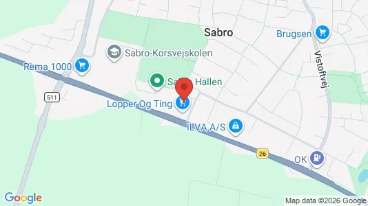 Lagerlokaler til salg i Sabro - Foto fra Google Street View