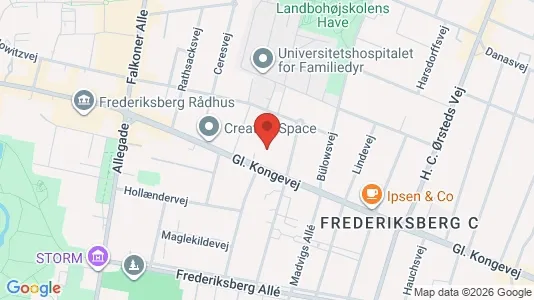 Erhvervslejemål til leje i Frederiksberg C - Foto fra Google Street View