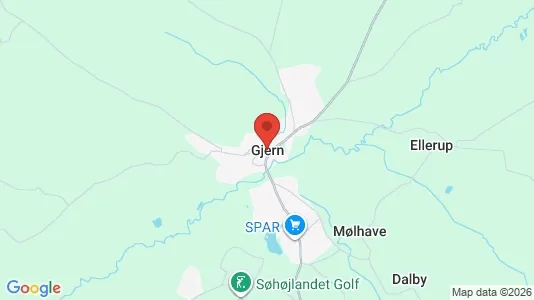 Kontorlokaler til leje i Gjern - Foto fra Google Street View