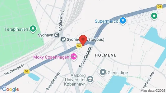 Erhvervslejemål til leje i København SV - Foto fra Google Street View