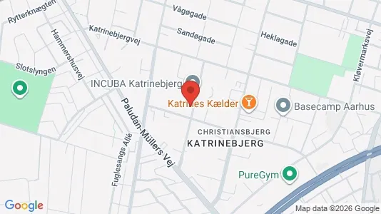 Kontorlokaler til leje i Århus N - kort over placeringen
