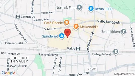 Kontorlokaler til leje i Valby - Foto fra Google Street View