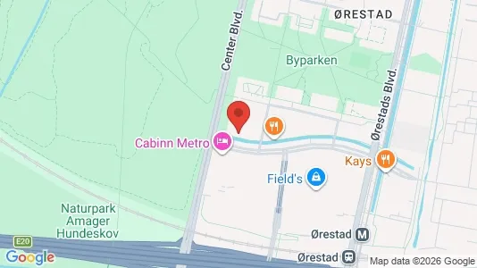 Kontorlokaler til leje i København S - kort over placeringen