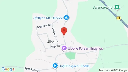 Erhvervslejemål til salg i Vester Skerninge - kort over placeringen
