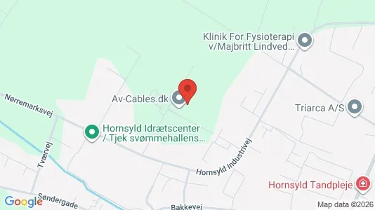 Lagerlokaler til salg i Hornsyld - kort over placeringen