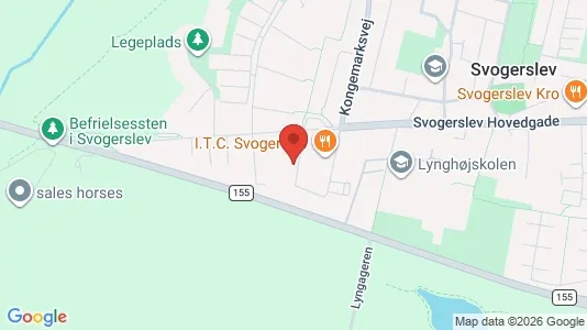 Erhvervslejemål til leje i Roskilde - kort over placeringen