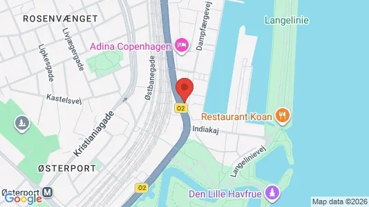 Kontorlokaler til leje i Østerbro - Foto fra Google Street View