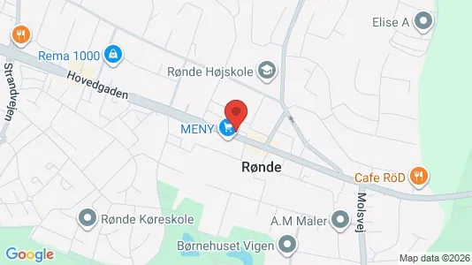 Kontorlokaler til leje i Rønde - Foto fra Google Street View