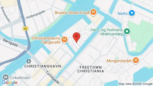 Erhvervslejemål til leje i København K - kort over placeringen
