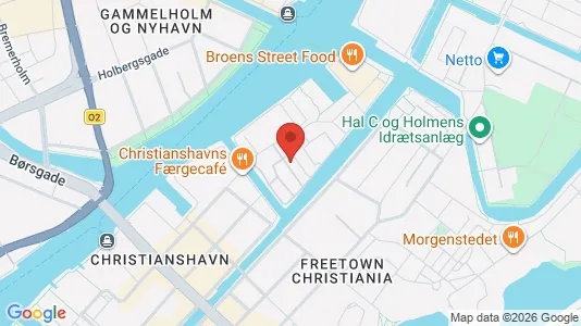 Erhvervslejemål til leje i København K - kort over placeringen