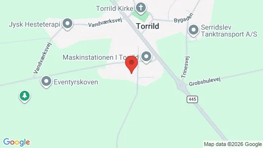 Lagerlokaler til leje i Odder - kort over placeringen