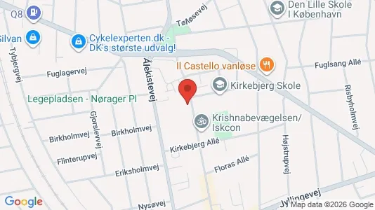 Kliniklokaler til leje i Vanløse - kort over placeringen