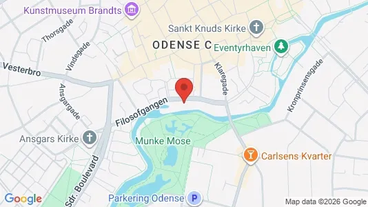 Kontorlokaler til leje i Odense C - Foto fra Google Street View