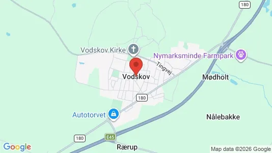 Butikslokaler til salg i Vodskov - Foto fra Google Street View