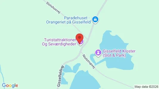 Kontorlokaler til leje i Haslev - kort over placeringen