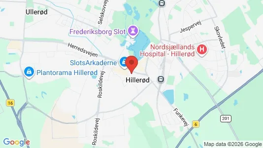 Butikslokaler til leje i Hillerød - Foto fra Google Street View
