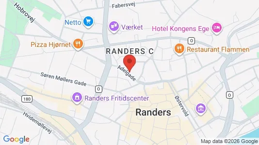 Erhvervslejemål til salg i Randers C - Foto fra Google Street View