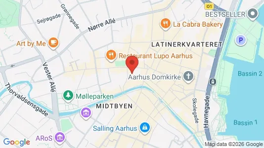 Kontorlokaler til leje i Århus C - Foto fra Google Street View