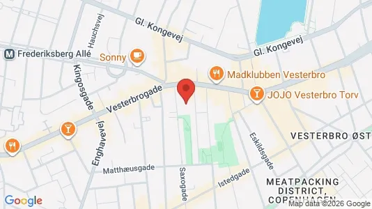 Showrooms til leje i Vesterbro - Foto fra Google Street View
