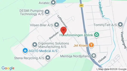 Lagerlokaler til leje i Nørresundby - Foto fra Google Street View