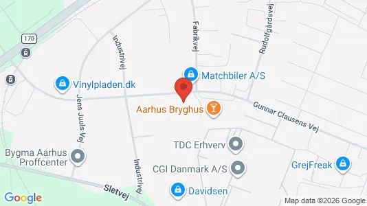 Erhvervsgrunde til leje i Viby J - Foto fra Google Street View