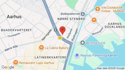 Kontorlokaler til leje i Århus C - Foto fra Google Street View