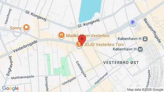 Kontorlokaler til leje i Vesterbro - Foto fra Google Street View
