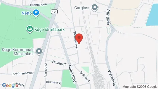 Erhvervslejemål til salg i Køge - Foto fra Google Street View