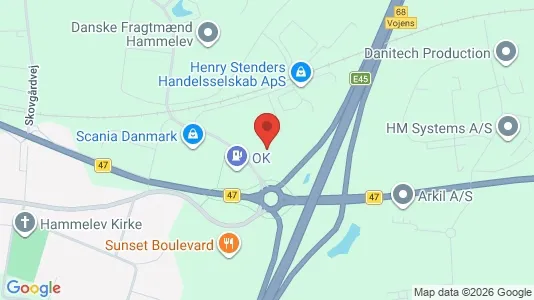 Kontorlokaler til leje i Vojens - Foto fra Google Street View
