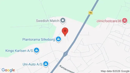 Lagerlokaler til leje i Silkeborg - Foto fra Google Street View