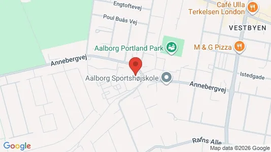 Erhvervslejemål til leje i Aalborg Centrum - kort over placeringen