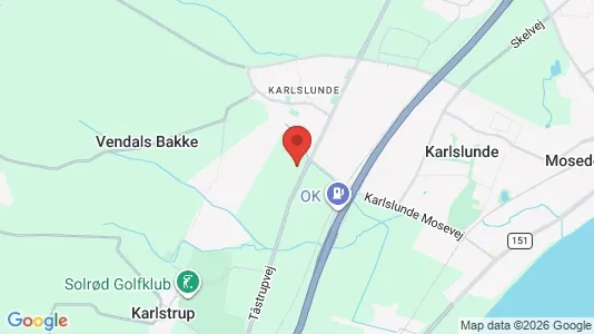 Lagerlokaler til leje i Karlslunde - Foto fra Google Street View