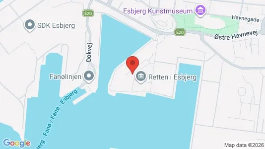 Kontorlokaler til leje i Esbjerg Centrum - Foto fra Google Street View