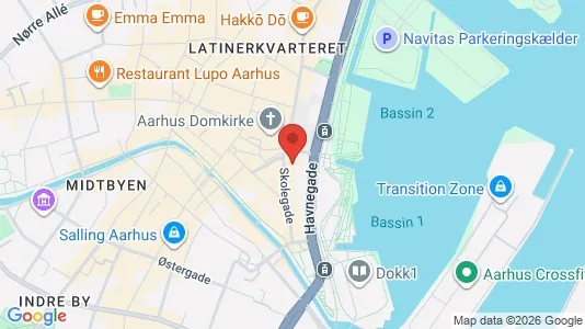 Erhvervslejemål til salg i Århus C - Foto fra Google Street View