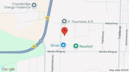 Lagerlokaler til leje i Fredericia - Foto fra Google Street View