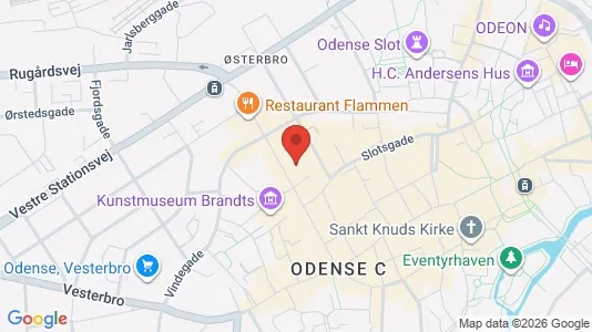 Kontorlokaler til leje i Odense C - Foto fra Google Street View