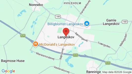 Restaurantlokaler til leje i Langeskov - Foto fra Google Street View