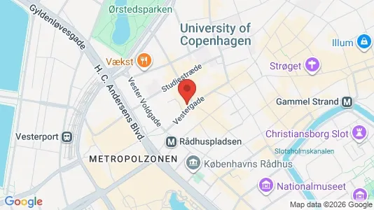 Kontorlokaler til leje i København K - kort over placeringen