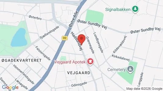 Erhvervslejemål til salg i Aalborg Centrum - kort over placeringen