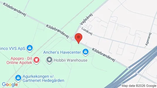 Lagerlokaler til salg i Greve - kort over placeringen