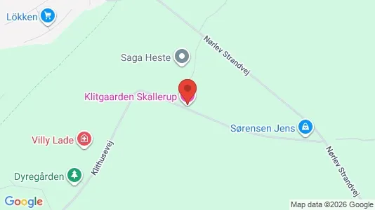 Erhvervslejemål til salg i Hjørring - kort over placeringen
