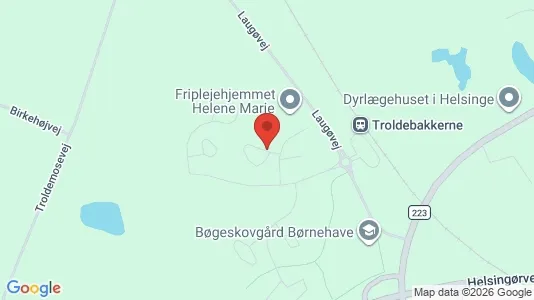 Boligudlejningsejendomme til salg i Helsinge - kort over placeringen